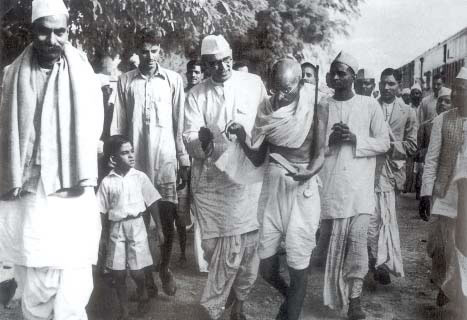 Mahatma Gandhi and RajendraPrasad